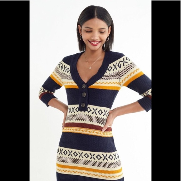 Urban Outfitters Dresses & Skirts - Urban Outfitters Multicolor Sweater Dress